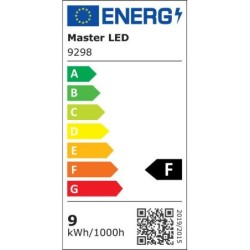 Pastatomas lauko šviestuvas LED 9W Prios 60cm Juoda