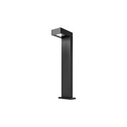 Pastatomas lauko šviestuvas LED GX53 Hebin 60cm Juoda