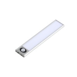 Baldinis šviestuvas USB su PIR judesio davikliu 20cm 1W Sidabro