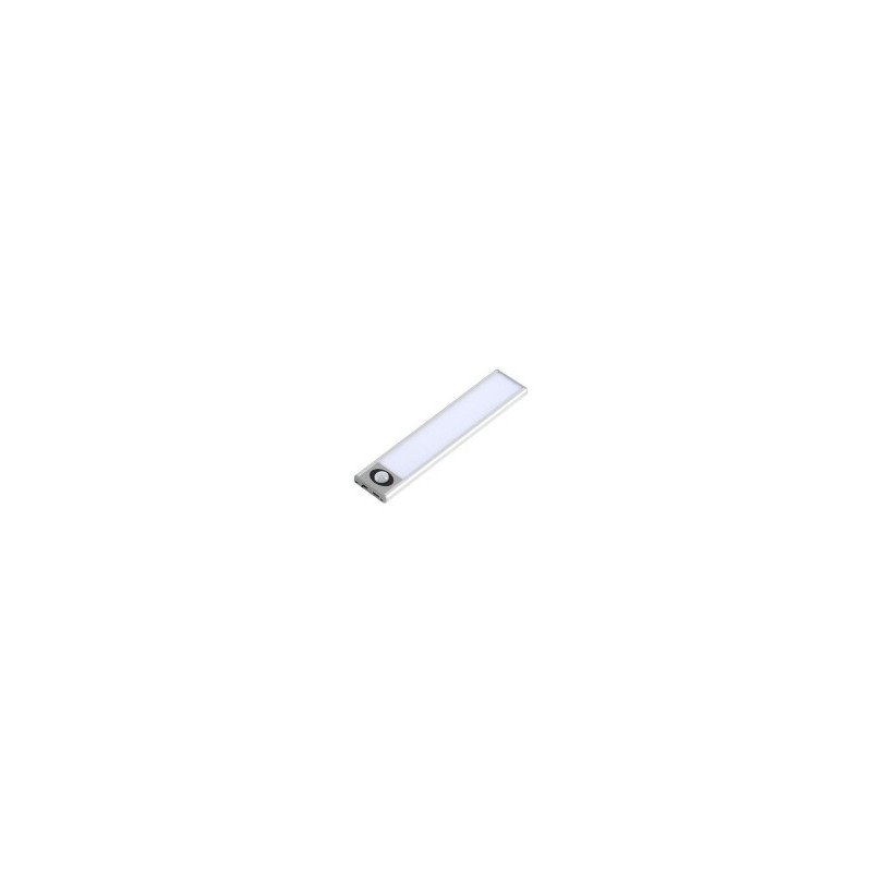 Baldinis šviestuvas USB su PIR judesio davikliu 20cm 1W Sidabro