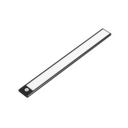 Baldinis šviestuvas USB su PIR judesio davikliu 30cm 2W Juoda