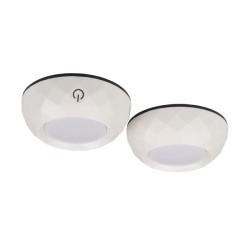 Po spintele montuojamas pakraunamas šviestuvas LED 2x 2LED 4000K BALTA