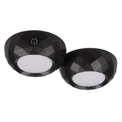 Po spintele montuojamas šviestuvas LED 2x 2LED 4000K Juoda