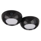 Po spintele montuojamas šviestuvas LED 2x 2LED 4000K Juoda