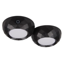 Po spintele montuojamas šviestuvas LED 2x 2LED 4000K Juoda