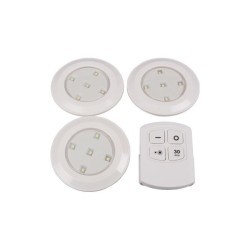 Po spintele montuojamas šviestuvas LED 3x 5LED Nuotolinio valdymo pultelis 4000K
