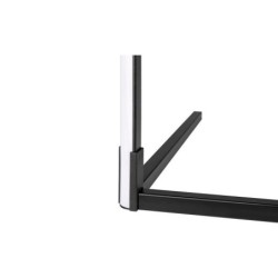 Toršeras LED RGB 20W 140cm Juoda