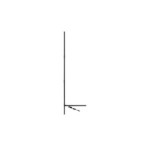 Toršeras LED RGBW 20W 140cm Juoda