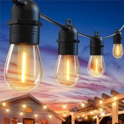 Girlianda LED maitinama saulės energija 10 10m Apvalus