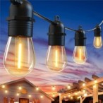 Girlianda LED maitinama saulės energija 10 10m Apvalus