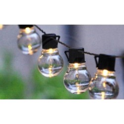 Girlianda LED maitinama saulės energija 10 335cm Apvalus