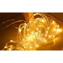 Girlianda LED maitinama saulės energija 100 1190cm Lanksti jungtis