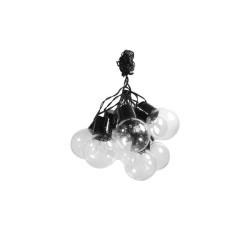 Girlianda LED maitinama saulės energija 20 485cm Apvalus