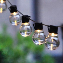 Girlianda LED maitinama saulės energija 20 485cm Apvalus