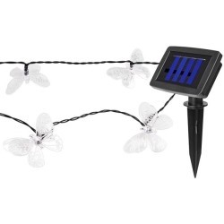 Girlianda LED maitinama saulės energija 20 580cm Sraigtelio tipo rankenėlė