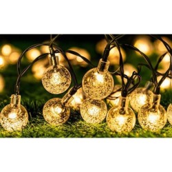 Girlianda LED maitinama saulės energija 40 785cm Apvalus