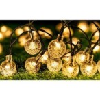 Girlianda LED maitinama saulės energija 40 785cm Apvalus