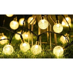 Girlianda LED maitinama saulės energija 40 785cm Apvalus