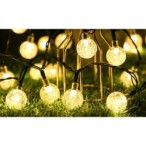 Girlianda LED maitinama saulės energija 40 785cm Apvalus