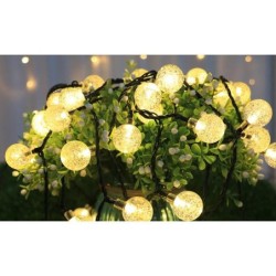 Girlianda LED maitinama saulės energija 40 785cm Apvalus