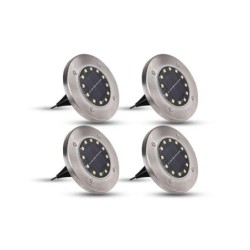 Įsmeigiamas lauko šviestuvas LED maitinamas saulės energija 12xGU10MD 4 vnt.