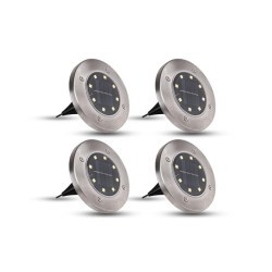 Įsmeigiamas lauko šviestuvas LED maitinamas saulės energija 8xGU10MD