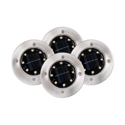 Įsmeigiamas lauko šviestuvas LED maitinamas saulės energija 8xGU10MD