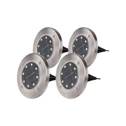 Įsmeigiamas lauko šviestuvas LED maitinamas saulės energija 8xGU10MD