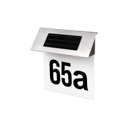 Namo numerio šviestuvas LED maitinamas saulės energija IP44