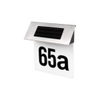Namo numerio šviestuvas LED maitinamas saulės energija IP44
