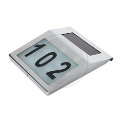 Namo numerio šviestuvas LED maitinamas saulės energija IP65