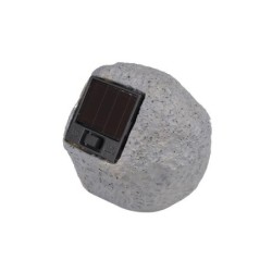 Dekoratyvinis akmeninis LED šviestuvas maitinamas saulės energija 8,5cm