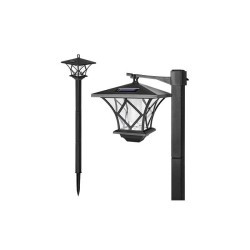 Sodo šviestuvas LED maitinamas saulės energija 138cm