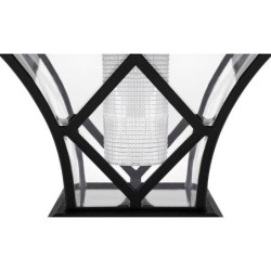 Sodo šviestuvas LED maitinamas saulės energija 138cm