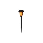 Sodo šviestuvas LED maitinamas saulės energija Deglo formos 40cm