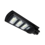 Gatvės šviestuvas LED maitinamas saulės energija 150W IP65 Nuotolinio valdymo pultelis 6000K