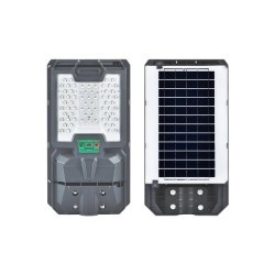 Gatvės šviestuvas LED maitinamas saulės energija Lix 100W IP65 6000K Nuotolinio valdymo pultelis