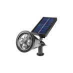 Įsmeigiamas lauko šviestuvas LED maitinamas saulės energija 5500K