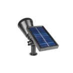 Įsmeigiamas lauko šviestuvas LED maitinamas saulės energija 5500K