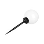 Įsmeigiamas lauko šviestuvas LED maitinamas saulės energija Apvalus 25cm