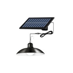 Šviestuvas aukštoms patalpoms Saulės energija įkraunamas Nuotolinio valdymo pultelis
