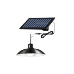 Šviestuvas aukštoms patalpoms Saulės energija įkraunamas Nuotolinio valdymo pultelis