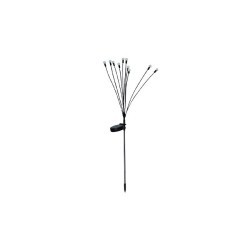 Įsmeigiamas lauko šviestuvas Saulės energija įkraunamas LED x10 73cm