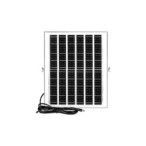 Prožektorius LED SMD Saulės energija įkraunamas Korsa 100W Nuotolinio valdymo pultelis 4500K