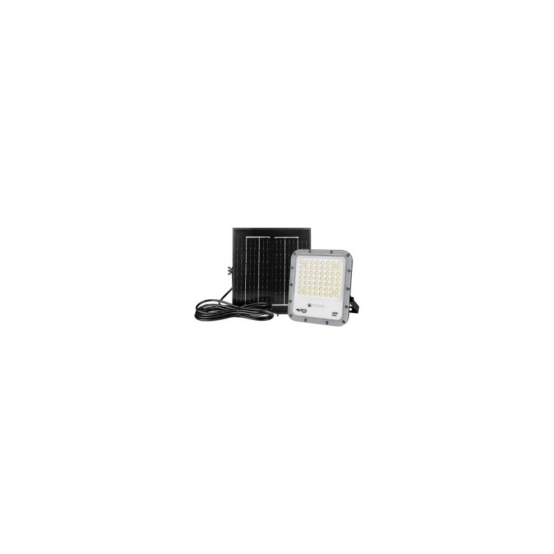Prožektorius LED SMD Saulės energija įkraunamas Miki 100W Nuotolinio valdymo pultelis 4500K