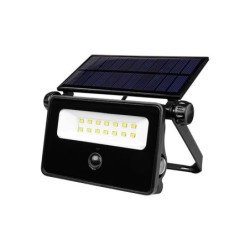 Prožektorius LED SMD Saulės energija įkraunamas Polos 10W 4500K JUODA