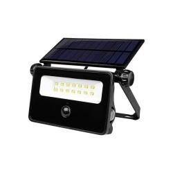 Prožektorius LED SMD Saulės energija įkraunamas Polos 20W 4500K JUODA