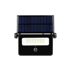 Prožektorius LED SMD Saulės energija įkraunamas Polos 30W 4500K JUODA