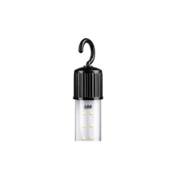 LED šviestuvas 230V 4W su 5 m ilgio laidu Juoda
