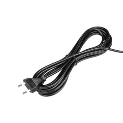 LED šviestuvas 230V 4W su 5 m ilgio laidu Juoda